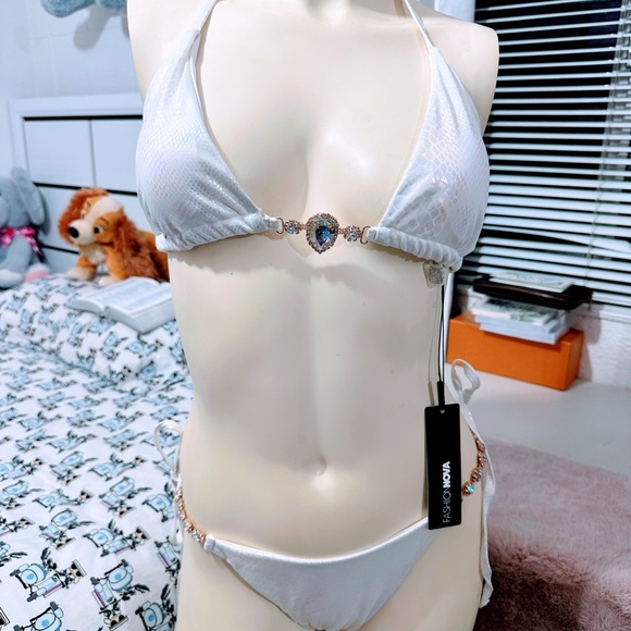 Fashion Nova Other - Fashion Nova White Bikini Set